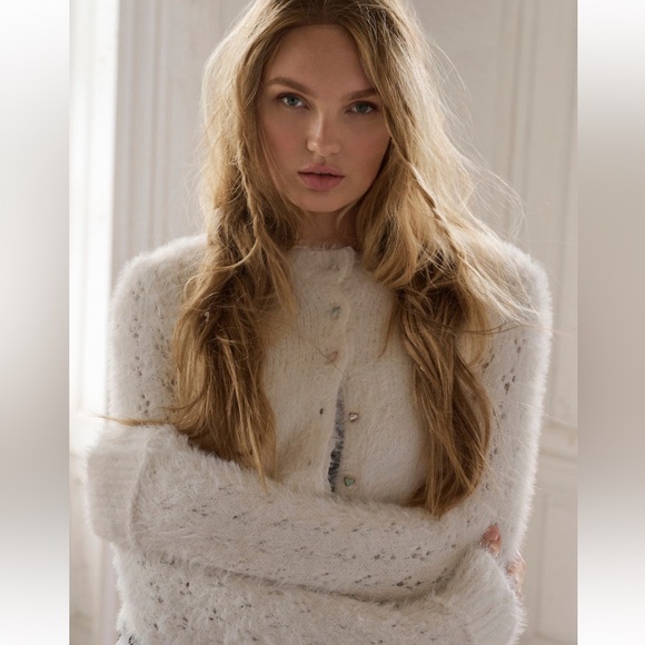 Free People Celeste Cardi Cardigan Sweater in Ivory - Picture 5 of 11